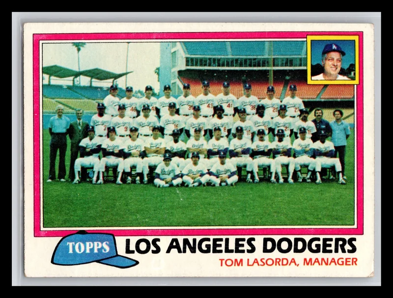 1981 #679 Los Angeles Dodgers Checklists