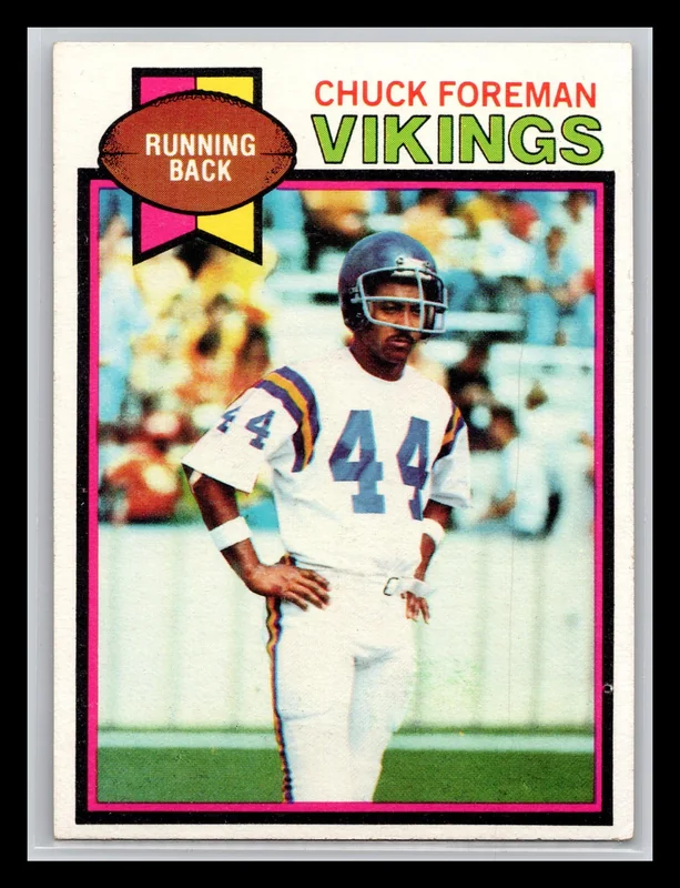1979 #100 Chuck Foreman Cream Colored Back