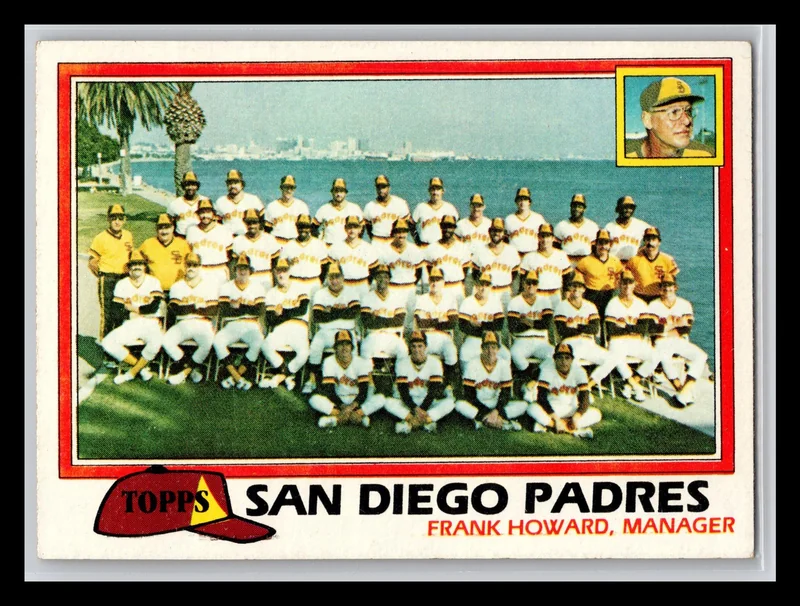 1981 #685 San Diego Padres Checklist