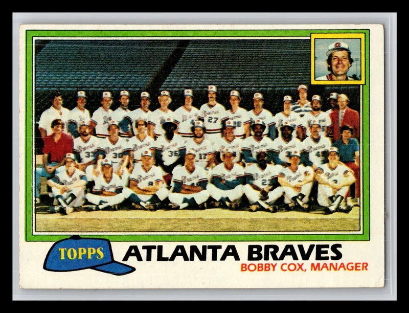 1981 #675 Atlanta Braves Checklist