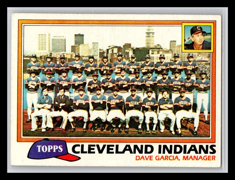 1981 #665 Cleveland Indians Checklist