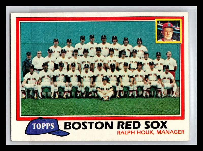 1981 #662 Boston Red Sox Checklist