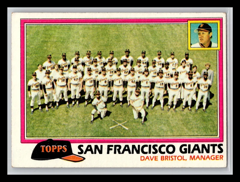 1981 #686 San Francisco Giants Checklist