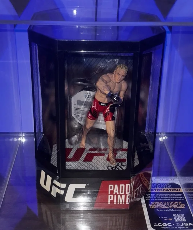 2024 UFC Paddy Pimblett Signed Figure Auto JSA