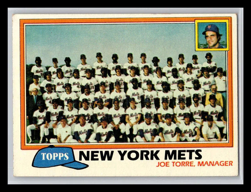 1981 #681 New York Mets Checklist