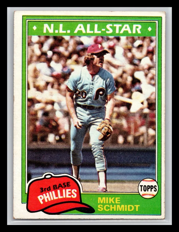 1981 Coca-Cola Philadelphia Phillies #9 Mike Schmidt