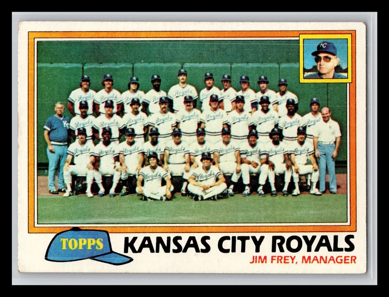 1981 #667 Kansas City Royals Checklist