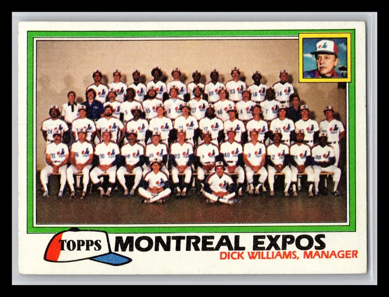 1981 #680 Montreal Expos Checklist