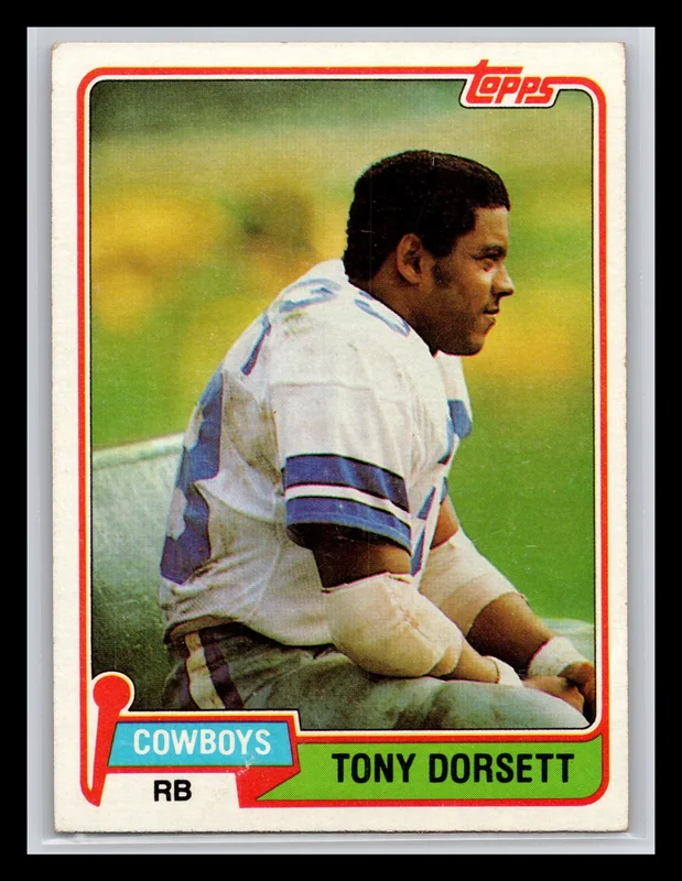 1981 #500 Tony Dorsett