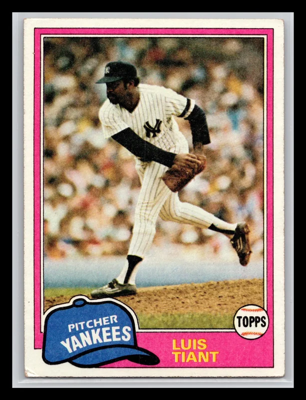 1981 #627 Luis Tiant