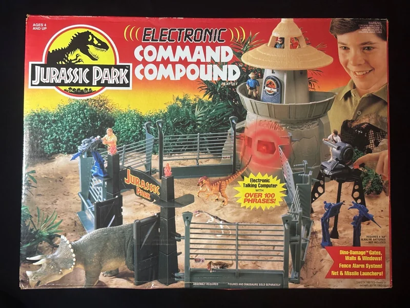 Jurassic Park Electronic Command Compound 1993 Kenner Brand New *SEALED*