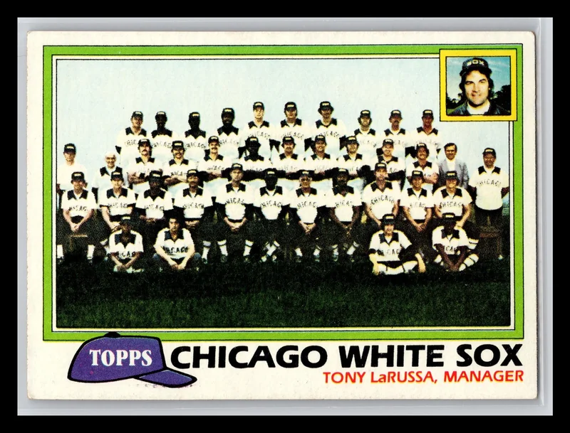 1981 #664 Chicago White Sox Checklist