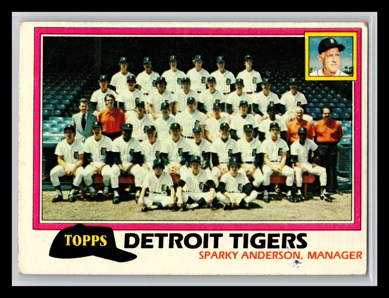 1981 #666 Detroit Tigers Checklist